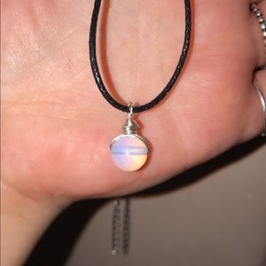 Dainty Elegant Opalite Necklace